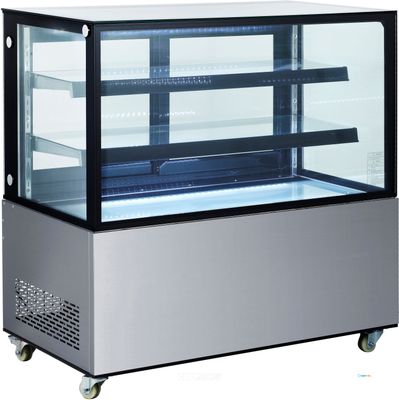 Koelvitrine 410L-121cm(h) | 2 schappen | Wielen | Arktic 233450 1