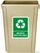 Jantex Smalle Afvalbak Beige 60ltr - FX149 6