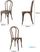 Bolero Soho Bentwood Stijl Hars Stoelen Notenhout (4 Stuks) - HW287 5