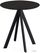 Essentials Infinity Terrastafel Zwart Frame + Zwart HPL 70 cm - 120011070