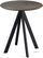 Infinity Terrastafel Zwart Frame + Riverwashed Wood HPL 70 cm - Essentials 120011470