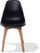 Essentials Keeve Stoel Zwart, Berkenhouten Frame en Kunststof Zitting, 47x53x83cm (LxBxH), 505F01SB 3