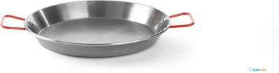 Hendi Paellapan plaatstaal 340x40 mm | diameter 34cm | 622100