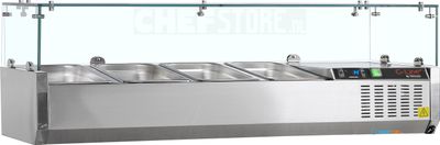 G-Line by TEFCOLD GVC38-120 Koelvitrine GN 1/3