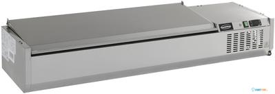 Opzetvitrine | RVS Deksel | 10x 1/4 GN | RVS | Combisteel | 7450.0029 1