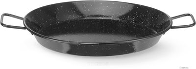 HENDI 622780 Geëmailleerde paëllapannen, , Diameter ⌀ 34 cm - Hoogte 5 cm