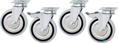 Bartscher Zwenkwielen 4AW - 308242 1