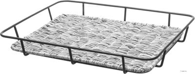 Hendi Broodmand met roestvast stalen rand | Lichtgrijs | 40x30cm | 426524 1