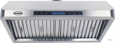 Combisteel Afzuigkap | 90cm breed | 1530m3 per uur | 7227.0005