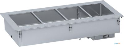 Drop-In Bain-Marie 2/1 - Handmatig Water Vullen, CombiSteel 7495.0310 1