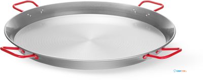 Hendi Paellapan plaatstaal 800x50 mm | diameter 80cm | 622605