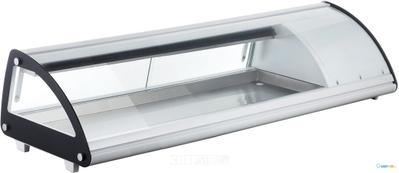 Sushivitrine B=130cm | GN 1/3 | 63L | Wit | Hendi 233757 1