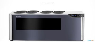 Arktic 237380 Wijnkoeler voor op het aanrecht, met 2 zones, , Zwart, 220-240V/60W, 800x350x(H)293mm