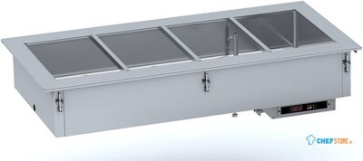 Drop-In Bain-Marie 3/1 - Automatisch Water Vullen, CombiSteel 7495.0290