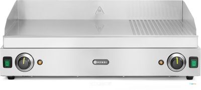 Hendi Bakplaat 2/3 glad, 1/3 geribd 460x720x240 mm 230V 3500W | 203163 1