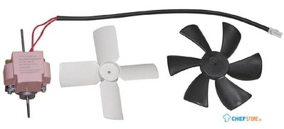 Polar AK164 ventilatormotor en bladen