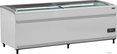 TEFCOLD Supermarktkoeler/-Vriezer met Gebogen Glas voor Volledige Zichtbaarheid - SFI210-CF VS