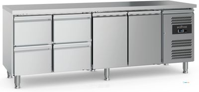 Koelwerkbank | 2-deurs | 4 lades | 553 liter | Ecofrost | 7950.5180 1