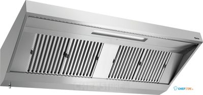 Wandafzuigkap | 90cm diep | 220cm breed | Bartscher | 265220 1