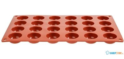Siliconen bakvorm | 24 pomponettes | Pavoni Italia | N940