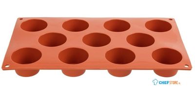 Siliconen bakvorm | 11 mini-muffins | Pavoni Italia | N934