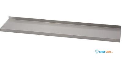 Gastro M RVS wandplank zonder steunen 200x40cm | GN189