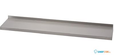 Gastro M RVS wandplank zonder steunen 120x40cm | GN184