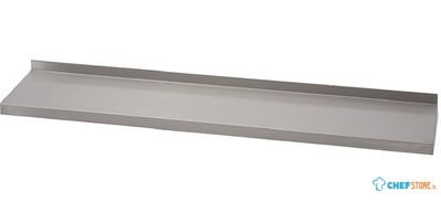Gastro M RVS wandplank zonder steunen 160x40cm | GN187