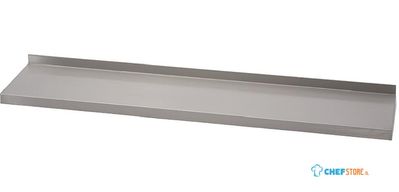 Gastro M RVS wandplank zonder steunen 200x40cm | GN189