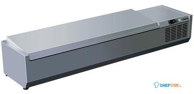 SARO Opzet Koelvitrine met Deksel 1/3 GN Model VRX 1600 S/S 1