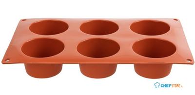 Siliconen bakvorm | 6 muffins | Pavoni Italia | N933
