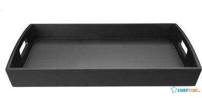 Olympia Bamboe Zwart Groot Dienblad 510x350x70mm - DP883