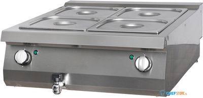 Maxima Premium Bain Marie - Dubbel - 90 cm Diep - Elektrisch - 09398633