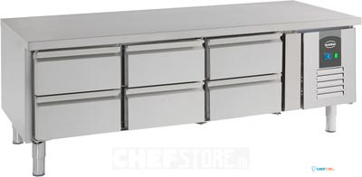 Combisteel 7950.0450 KOELWERKBANK 650 H 6 LADEN 1