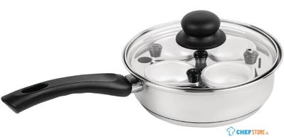 Aluminium Ei-Pocheerpan | Met Steel | 20cm | Vogue | K891