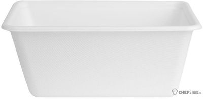 Fiesta Recyclable Fiesta Composteerbare Bagasse Voedselcontainer Bases 1000ml (pakket van 100) - HW036