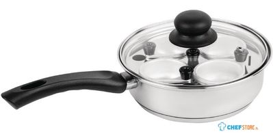 Aluminium Ei-Pocheerpan | Met Steel | 20cm | Vogue | K891