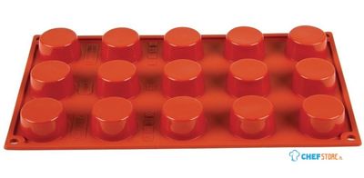 Siliconen bakvorm | 15 petit-fours | Pavoni Italia | N945