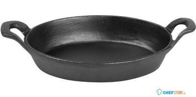 Olympia Gietijzeren Ovale Ovenschotel 220x150mm - FW817