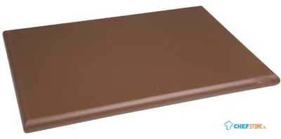 Hygiplas kleurcode snijplank bruin 450x300x25mm | J035