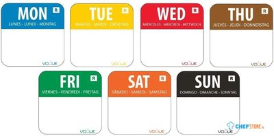 Weekdagen Stickers | Vogue | S151