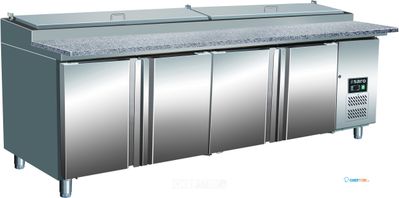 SARO Voorbereidingstafel Werkblad Graniet 1/3 GN Model SH 2500