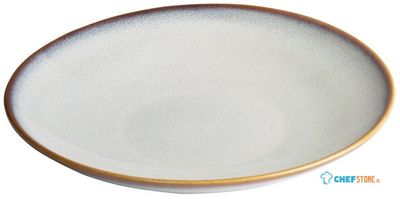 Olympia Drift Grey Plain Coupe Lage Kommen 260 mm (pak van 4) - FU190