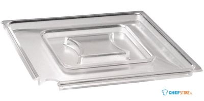 Vierkant transparant deksel 19x19cm | GF101