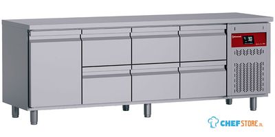 Diamond DT224/P9H 3XCA1/2P9H Koelwerkbank samengesteld uit :