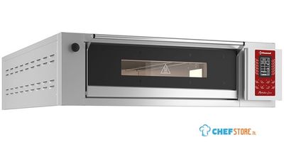 Diamond FT4M-18T Elektrisch modulair oven 4 platen, capaciteit 4x 600x400 mm, Touch Screen