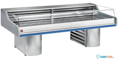 Gekoelde Vitrine Toonbank 150cm | Lage ruit ''zelfservice'' | Diamond | SG15BS/B1-R2 1