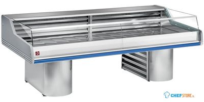 Gekoelde Vitrine toonbank B=300cm | Zelfservice Ruit | Blauw | Diamond | SG30BS/B1-R2 1