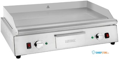 JE876 Buffalo Dubbele zone verchroomde grillplaat 790mm