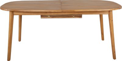 535681 Madera - Uitschuifbare eettafel van teak hout hout 180/240-100 cm